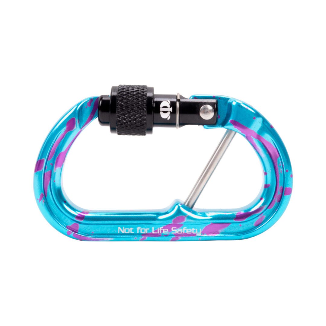 OMEGA PACIFIC Micro Raider Captive Aluminum Screw-Lok Carabiner