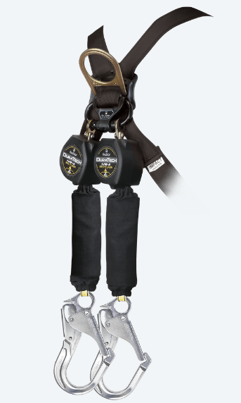 FallTech 6' Arc Flash DuraTech Mini Class 1 Personal SRL-P with Aluminum Rebar Hooks, Includes Steel Dorsal Connecting Carabiner