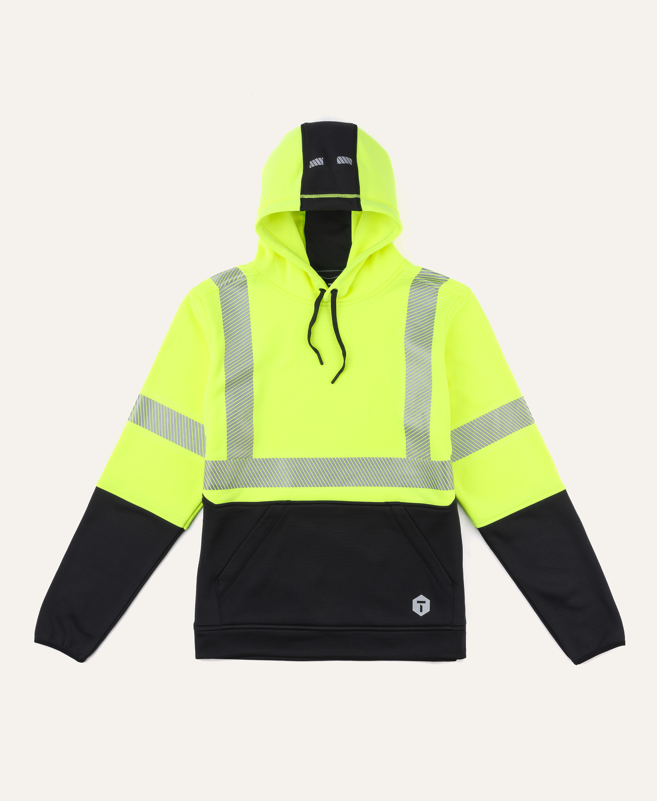 TRUEWERK WOMEN'S M2 GRID PULLOVER HOODIE VIS