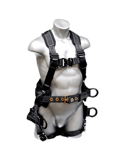Elk River Peregrine PS Tower Harness 6 Aluminum D-Ring, QC Chest and Leg Straps