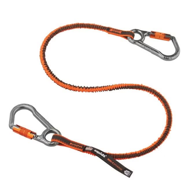 Ergodyne Squids 3118F(x) Tool Lanyard - Dual Locking Carabiners