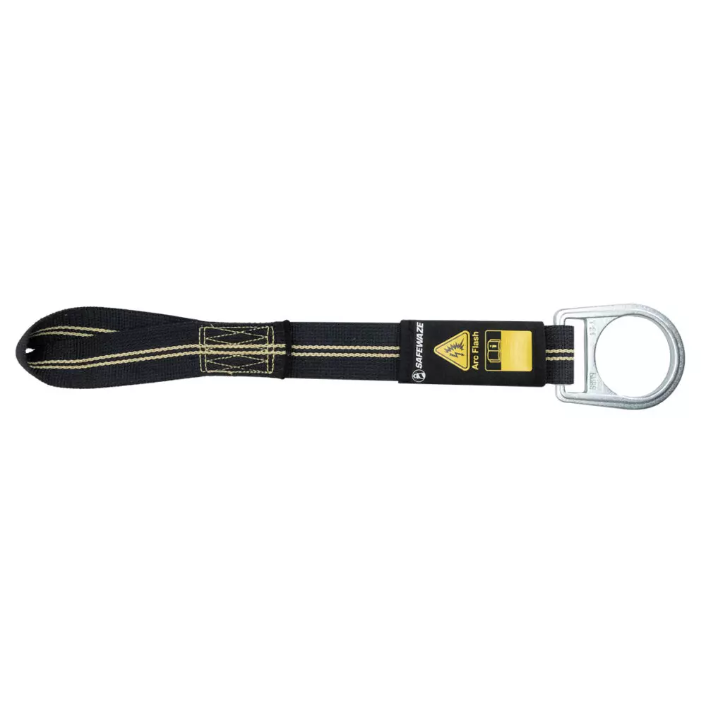 Safewaze 18″ Arc Flash D-Ring Extender: Soft Loop, D-ring