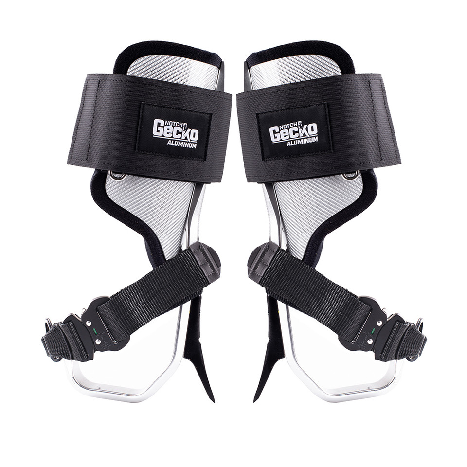 NOTCH GECKO ALUMINUM 2.0 CLIMBERS REPLACEMENT PADS W/ STRAPS (PAIR)
