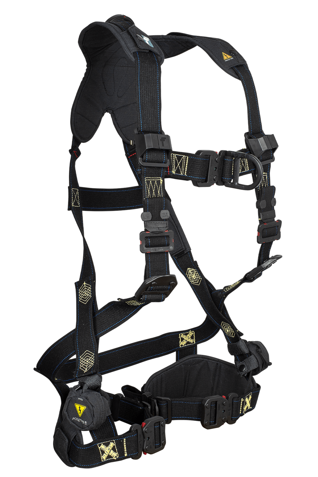 FallTech-Arc™ Flash 2D Climbing Non-Belted Full Body Harness, Overmolded Quick Connect Adjustments