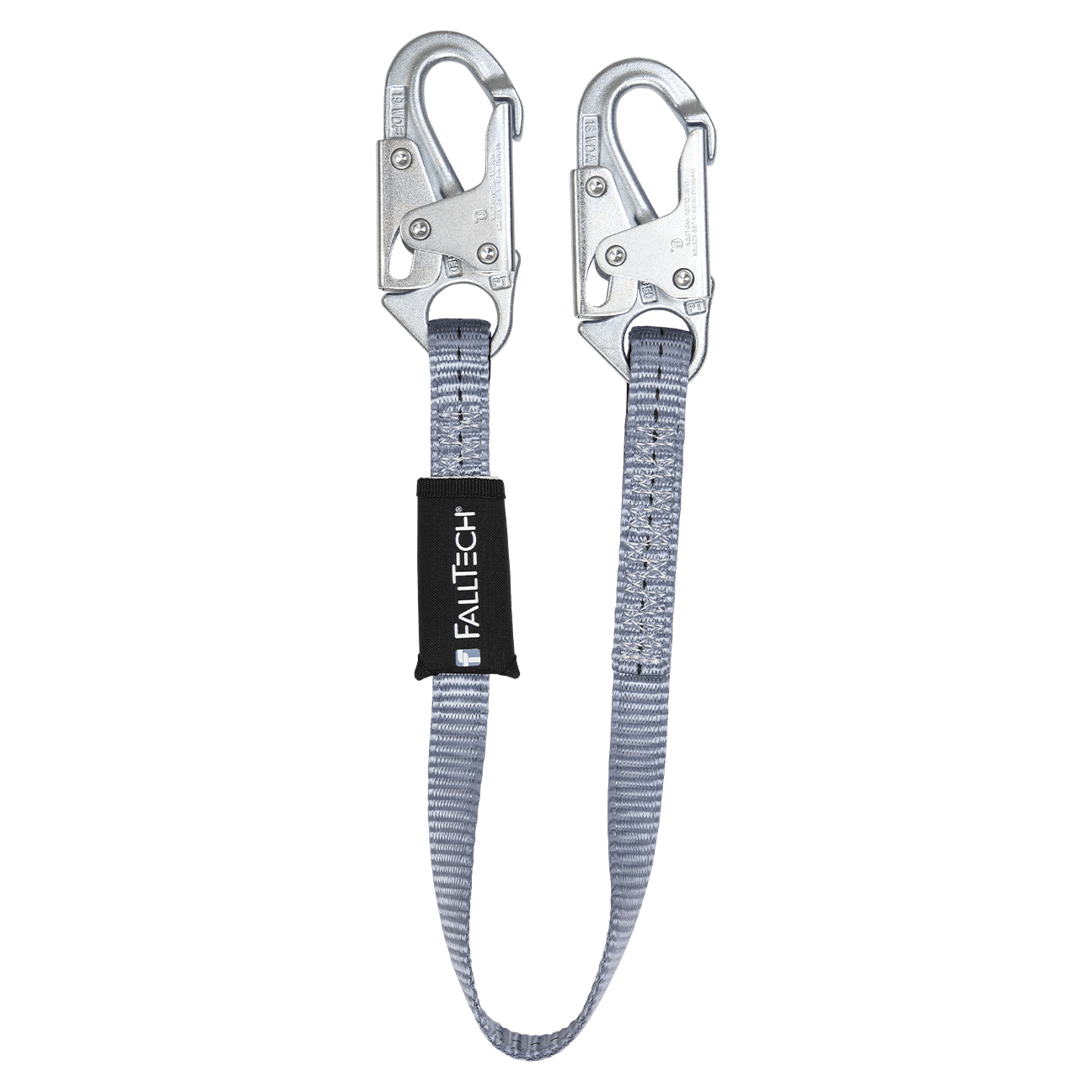 FallTech 3' Web Restraint Lanyard, Fixed-length with Steel Snap Hooks