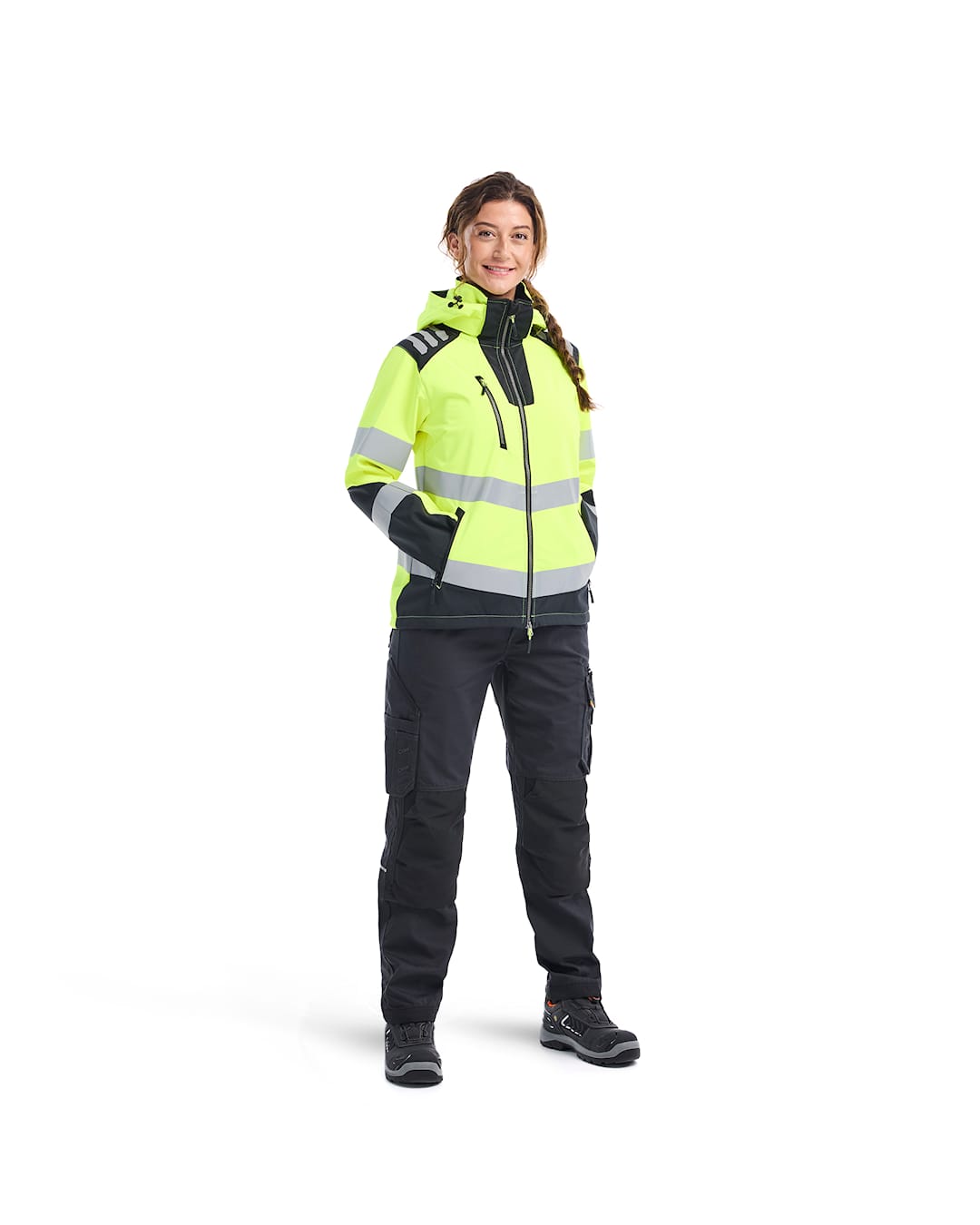 Blaklader 4777 Women's Hi-Vis Softshell Jacket