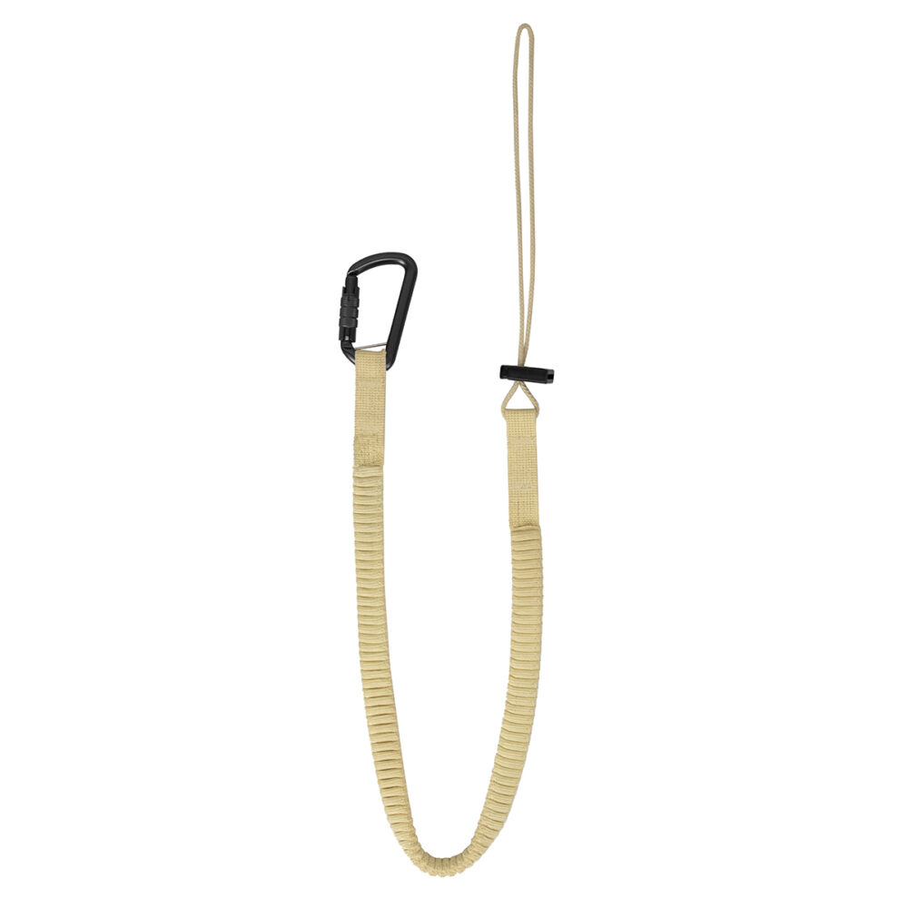 Safewaze 15 lb. Arc Flash Elasticated Tool Tether: Carabiner, Cinch